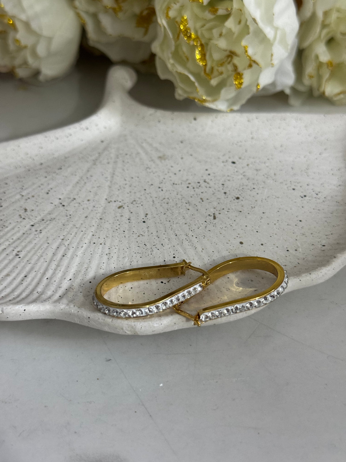 Linear Glow Elongated Hoops