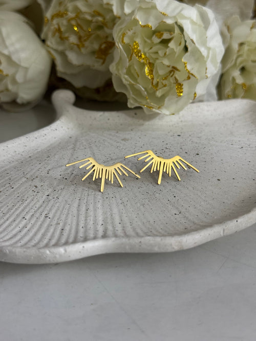Celestial Helios Ray Earrings