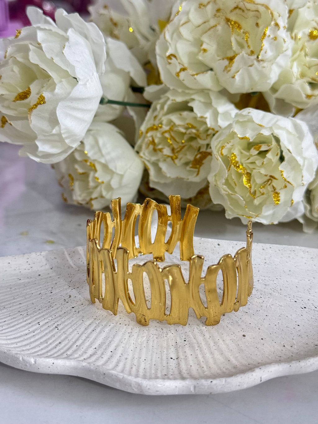 Golden Reef Statement Cuff