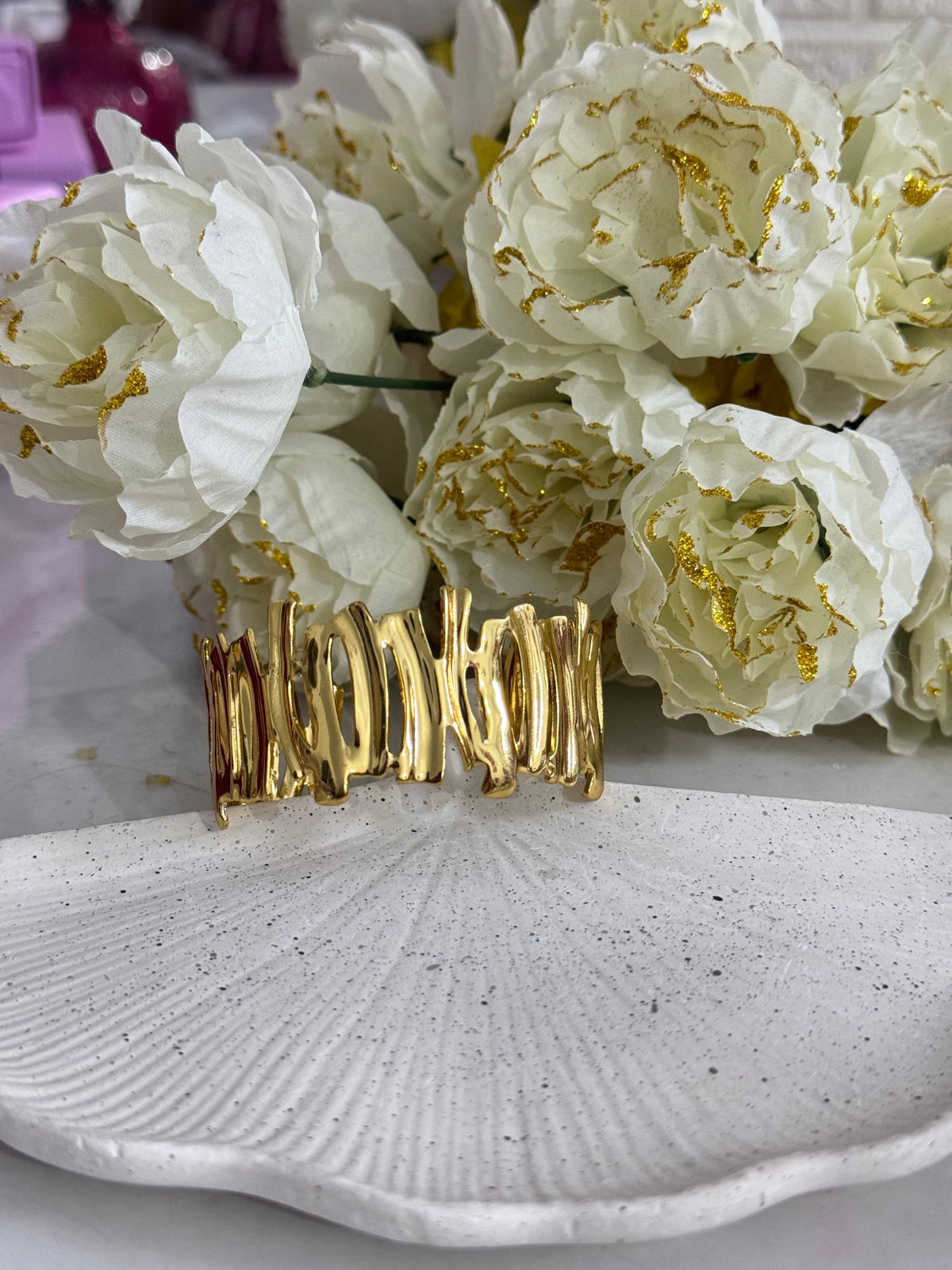 Golden Reef Statement Cuff