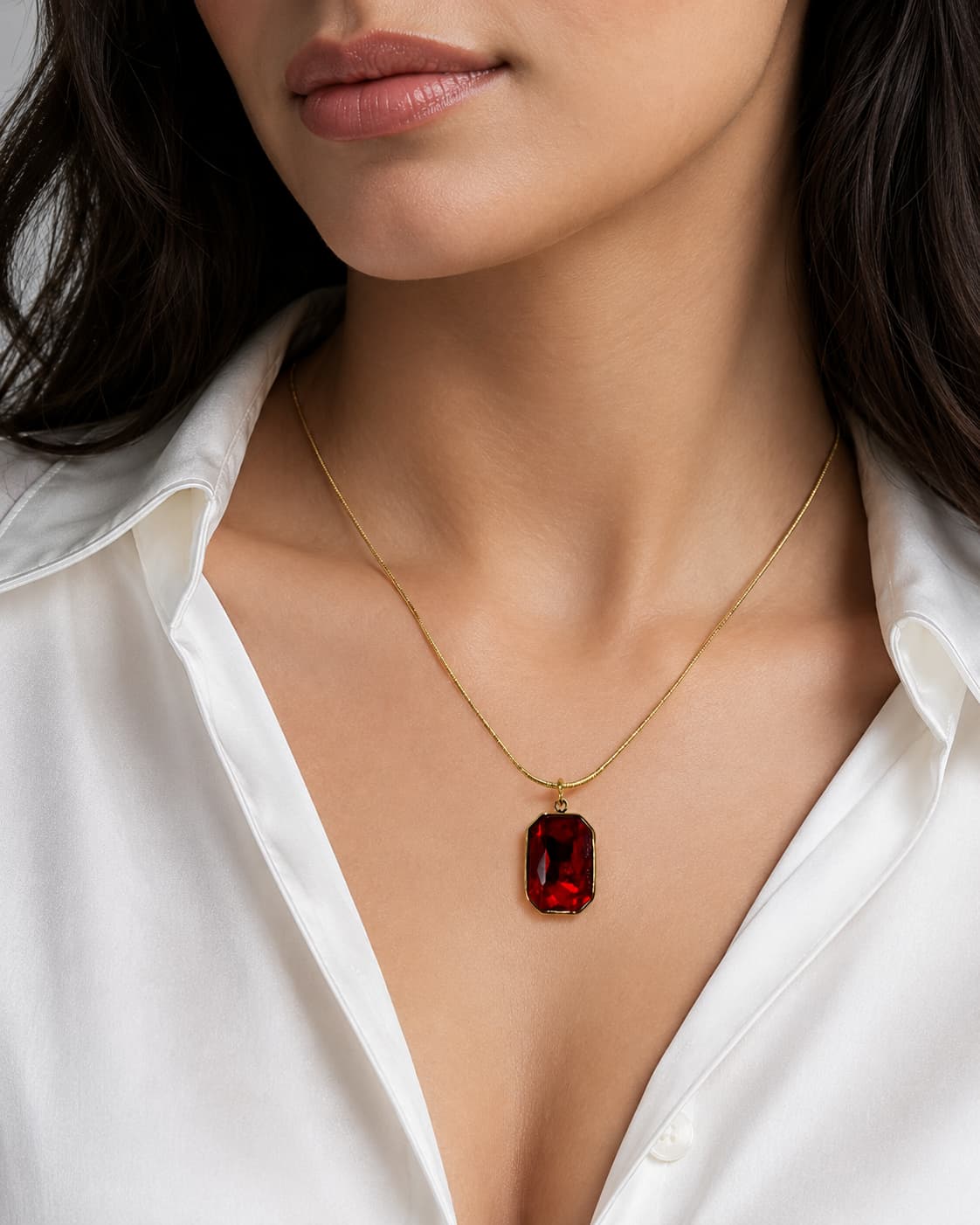 Scarlet Glow Pendent