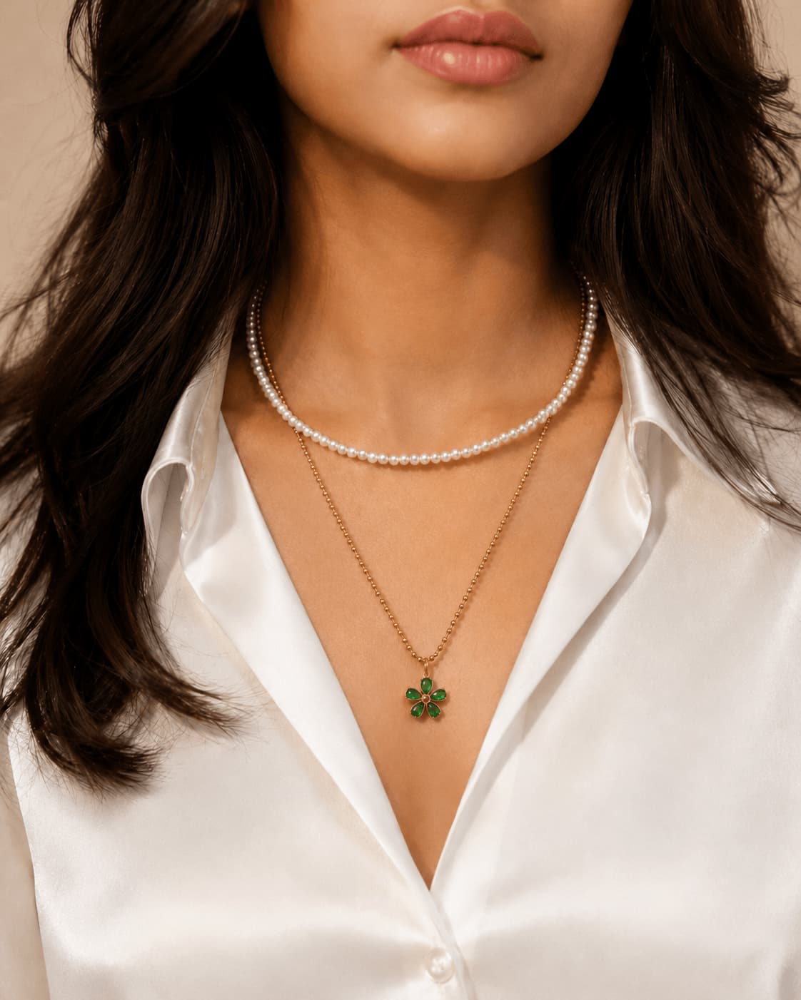 Modern Flora Pearl Duo