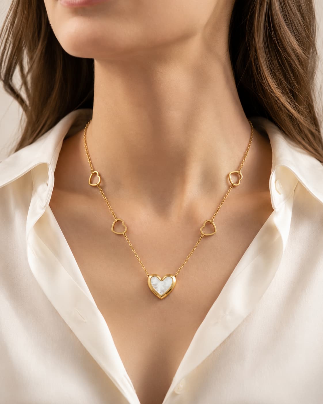Eternal Heart Luster Necklace