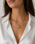 Luminous Square Pearl Pendant