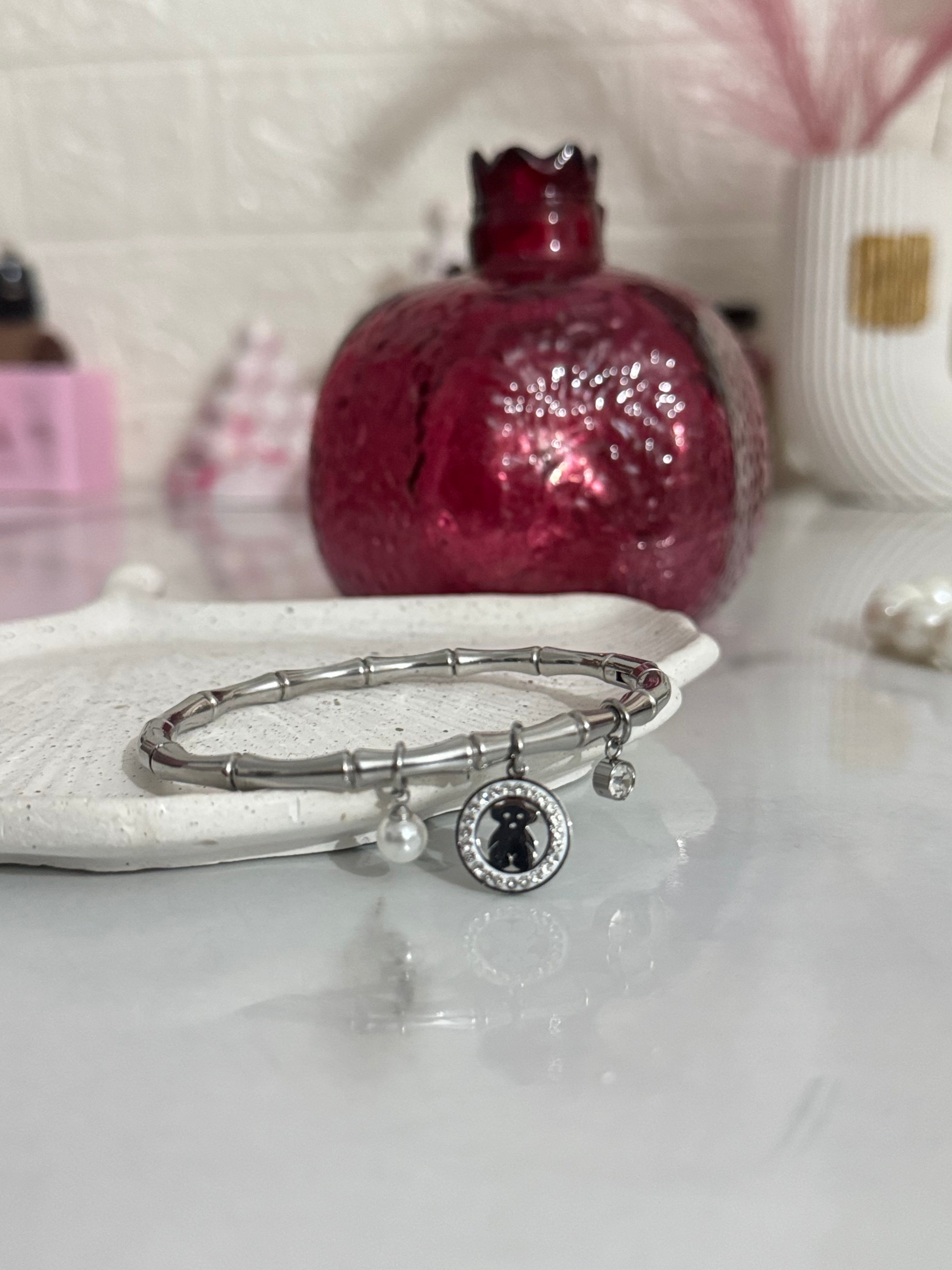 Love Teddy Silver Shine