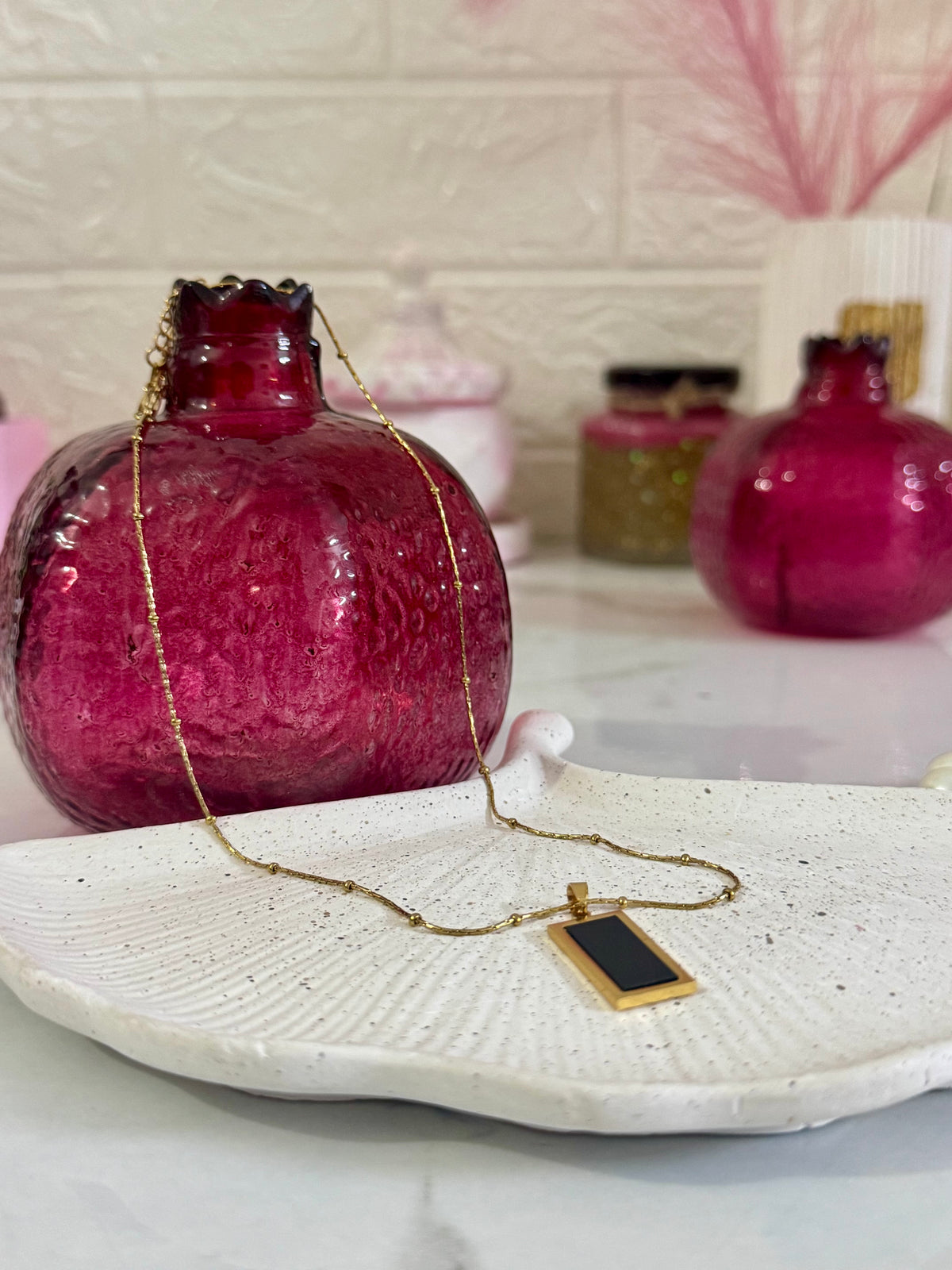 Rectangle Crush Pendent
