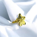 Shiny Gold Flower Ring