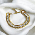 Gold & Crystal Bracelet