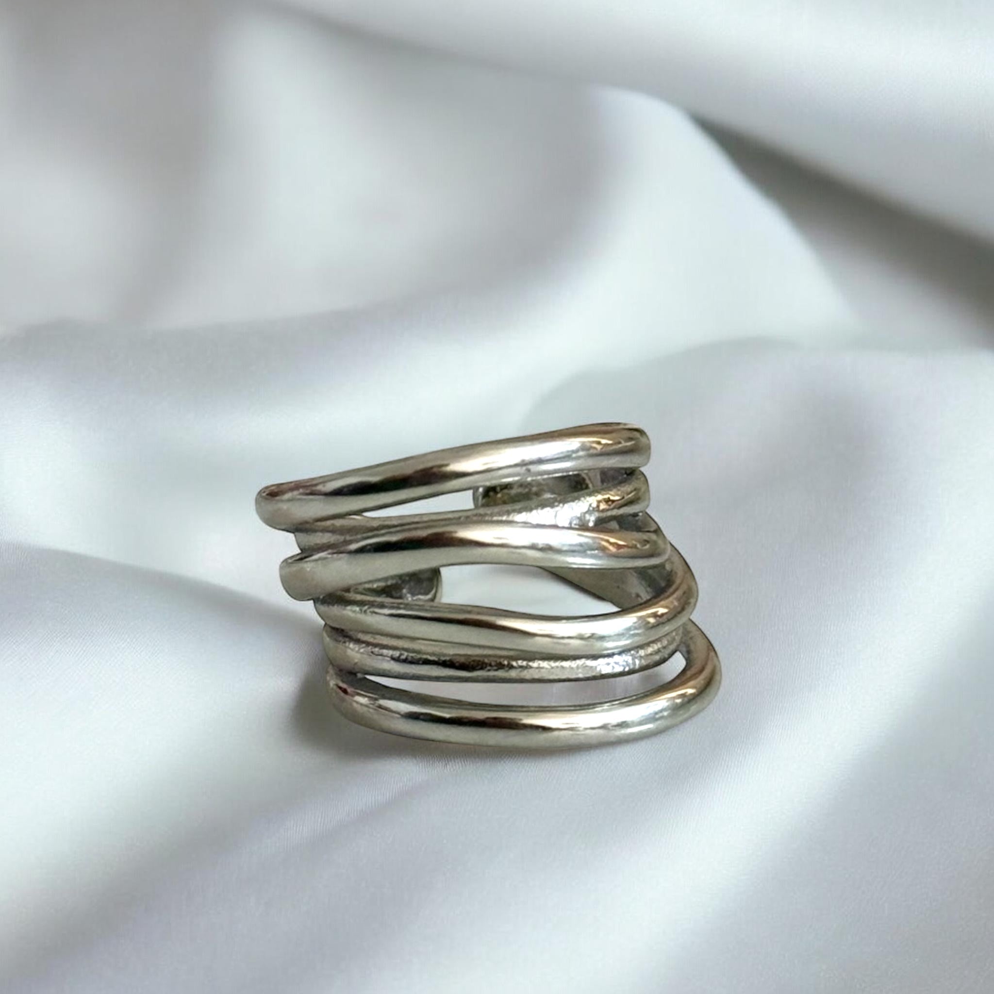 Spiral Silver Ring