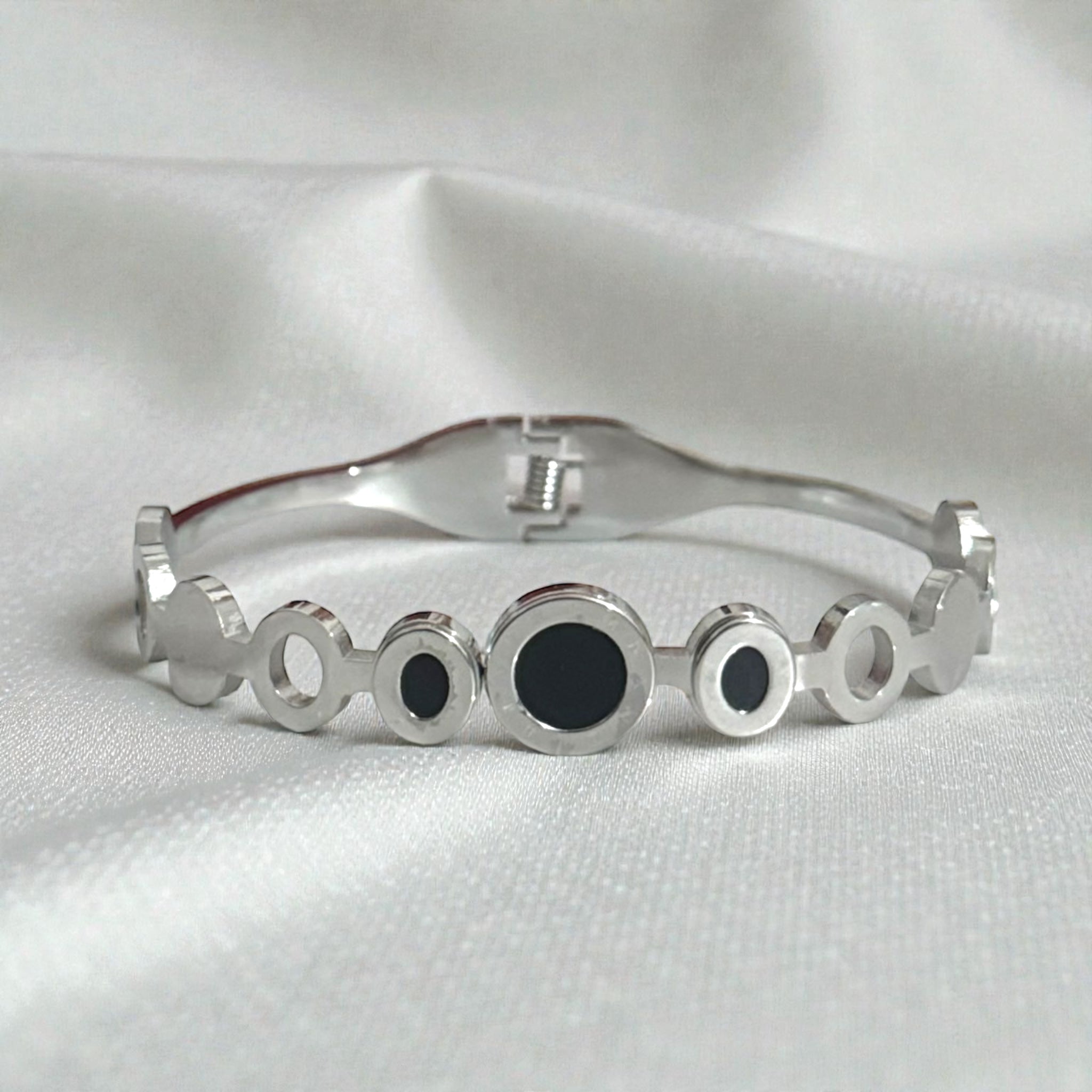 Statement Silver Bangle