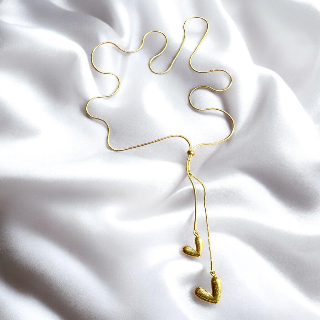 Long Hearts Necklace