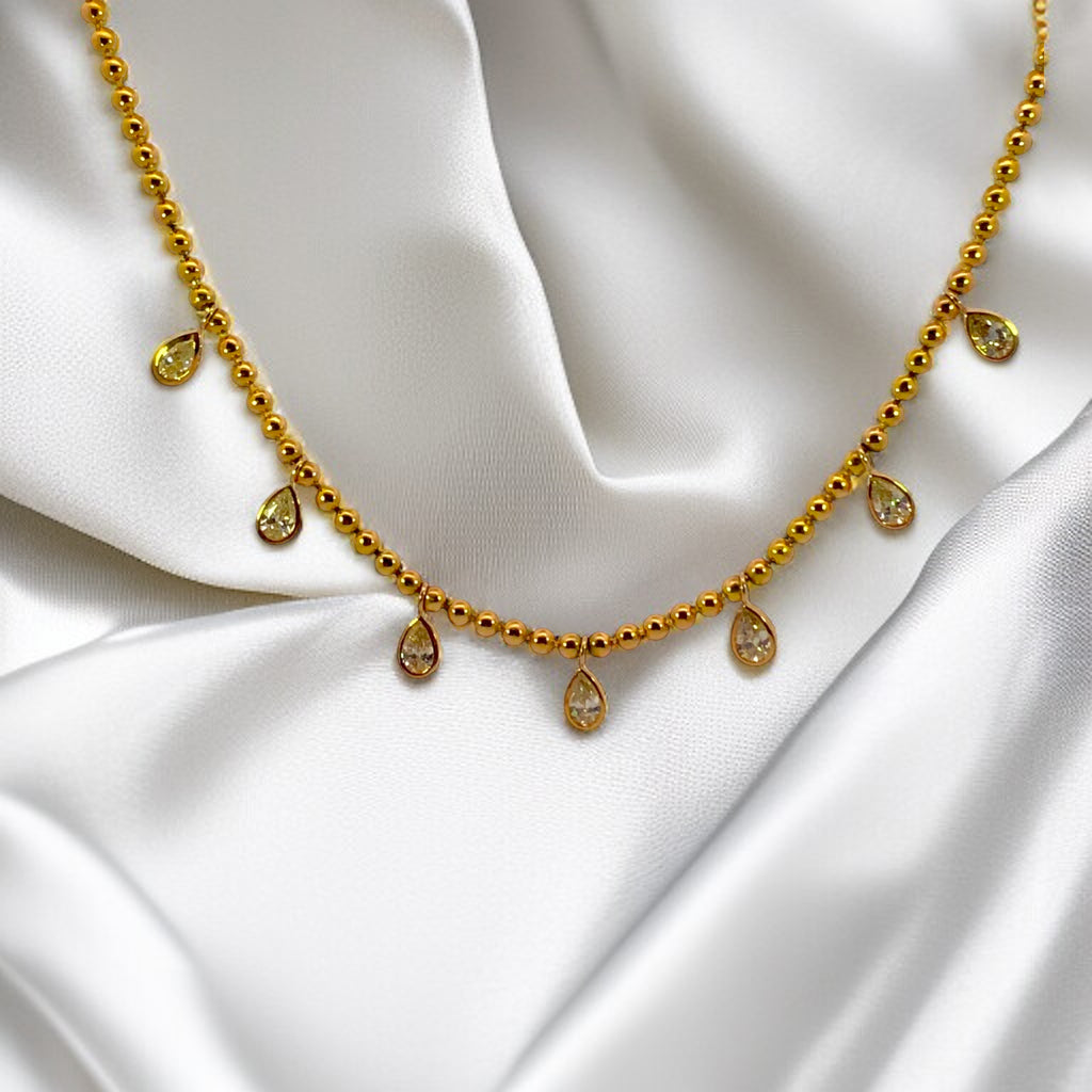 Golden Cascade Choker