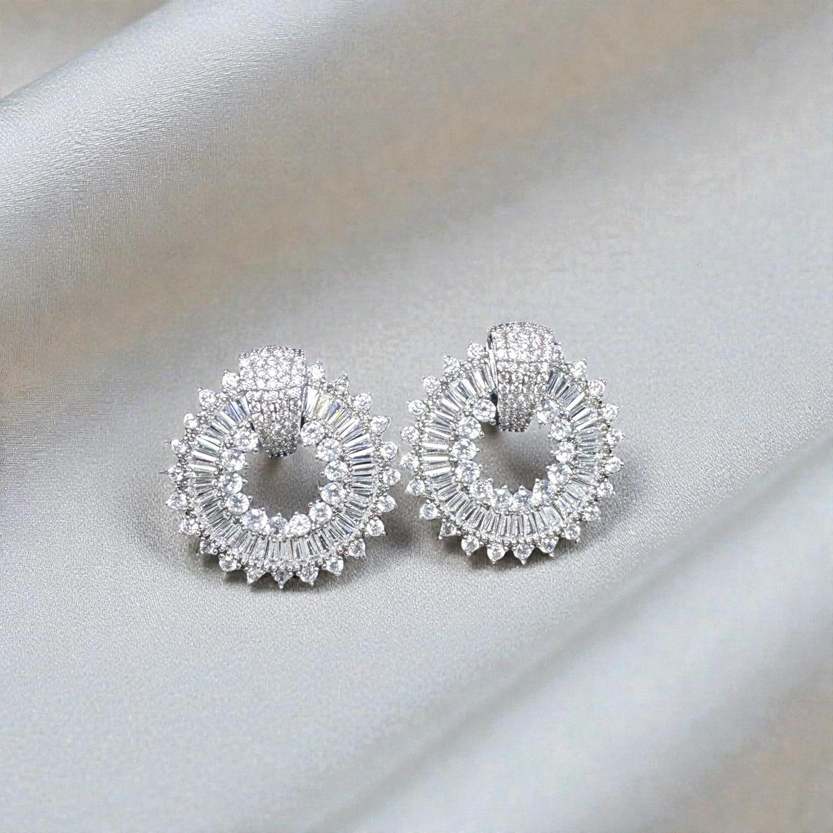 Radiant Halo Sunburst Studs