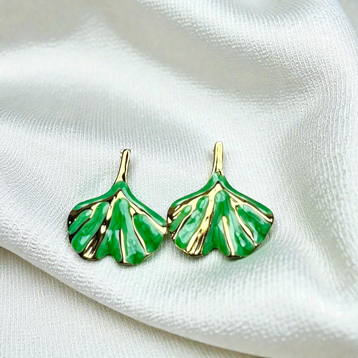 Teal Nebula Star Studs