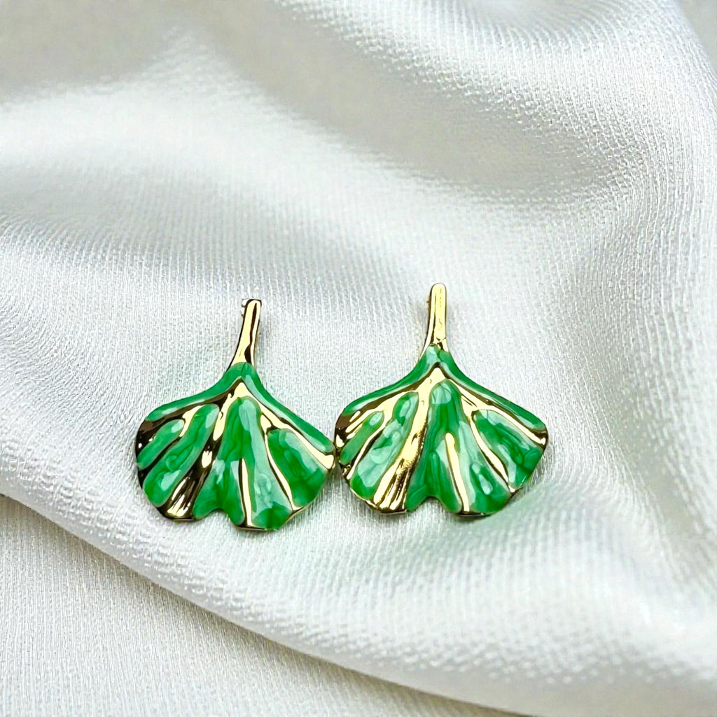 Teal Nebula Star Studs