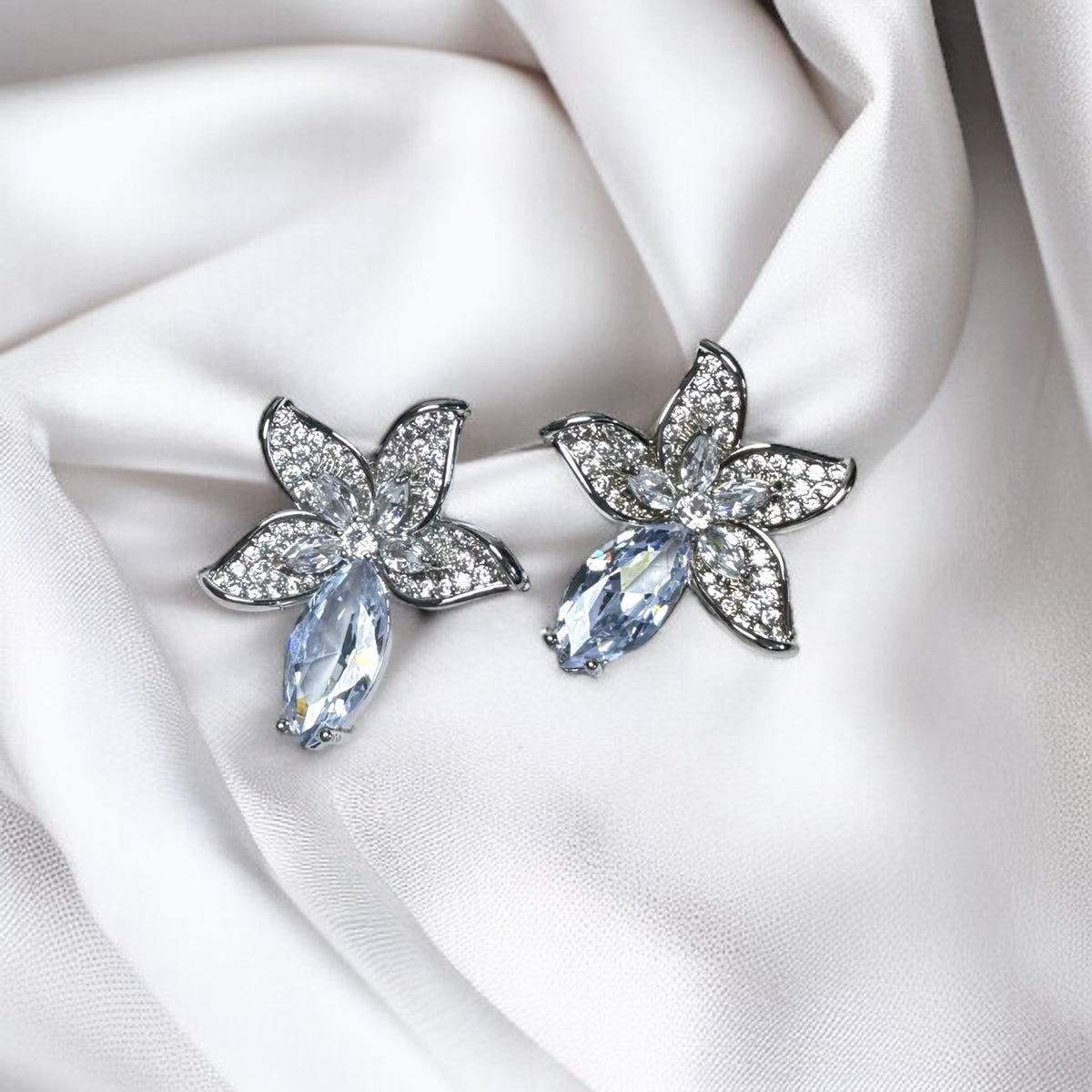 Celestia Crystal Bloom Studs