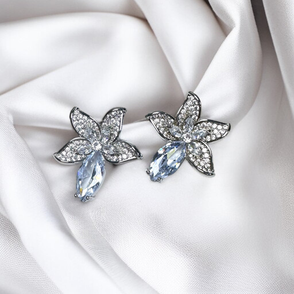 Celestia Crystal Bloom Studs
