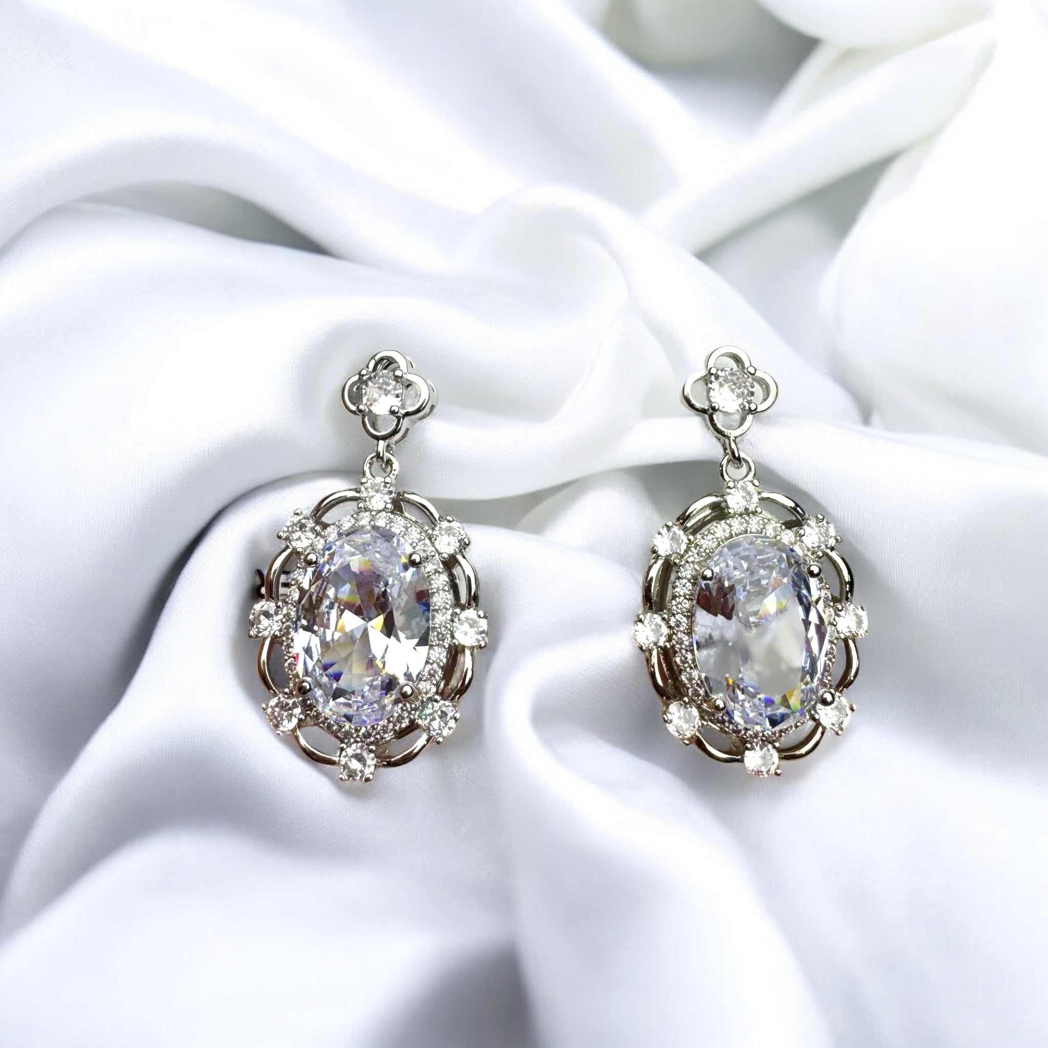 Majestic Oval Halo Drops