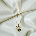 Adore Bow & Heart Pendant