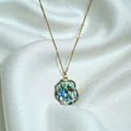 Enchanted Teal Bloom Pendant