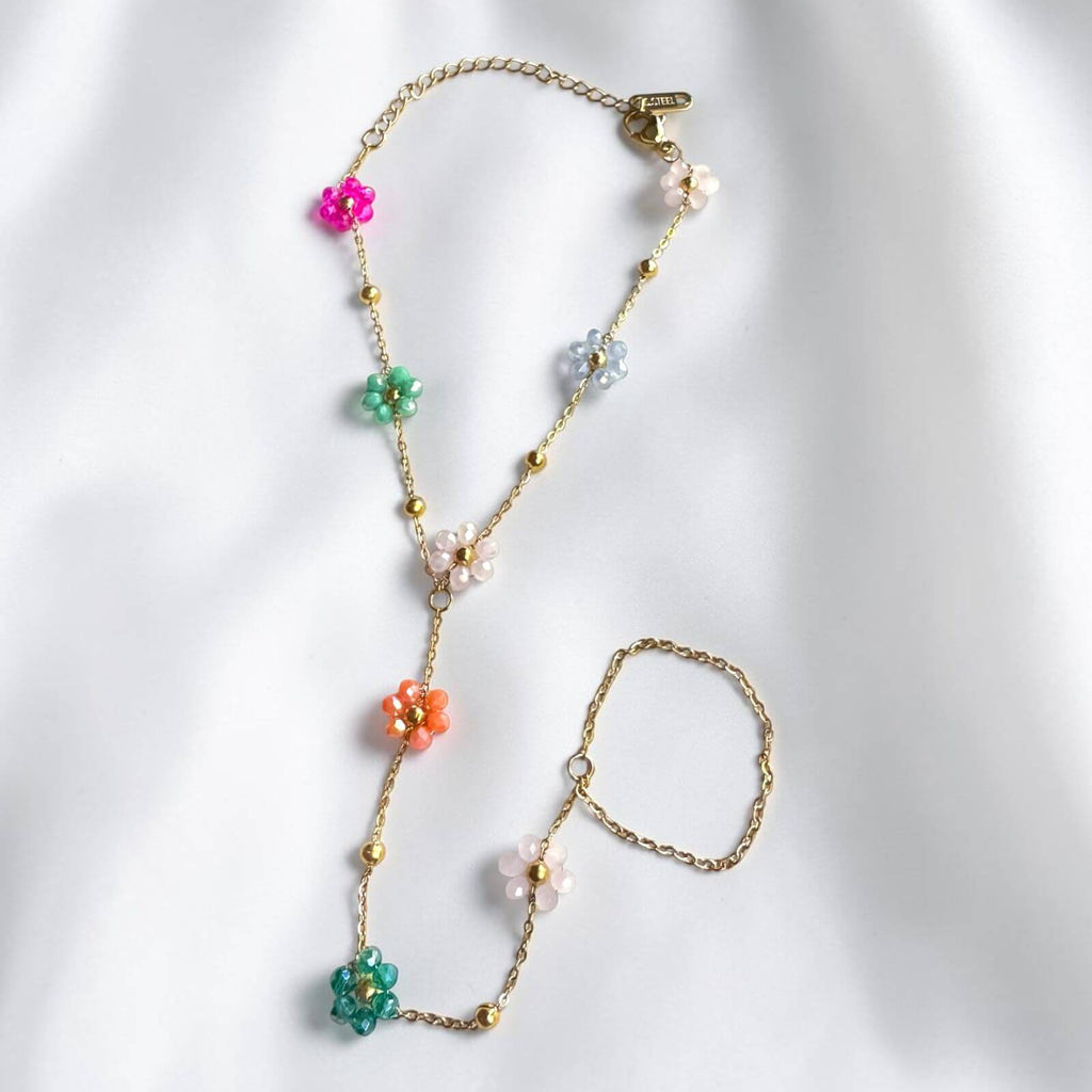 Pastel Flora Hand Chain