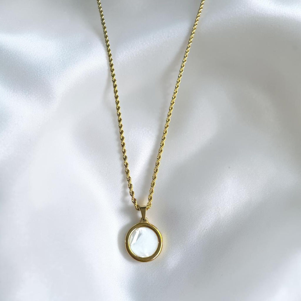 Heritage Medallion Shell Amulet