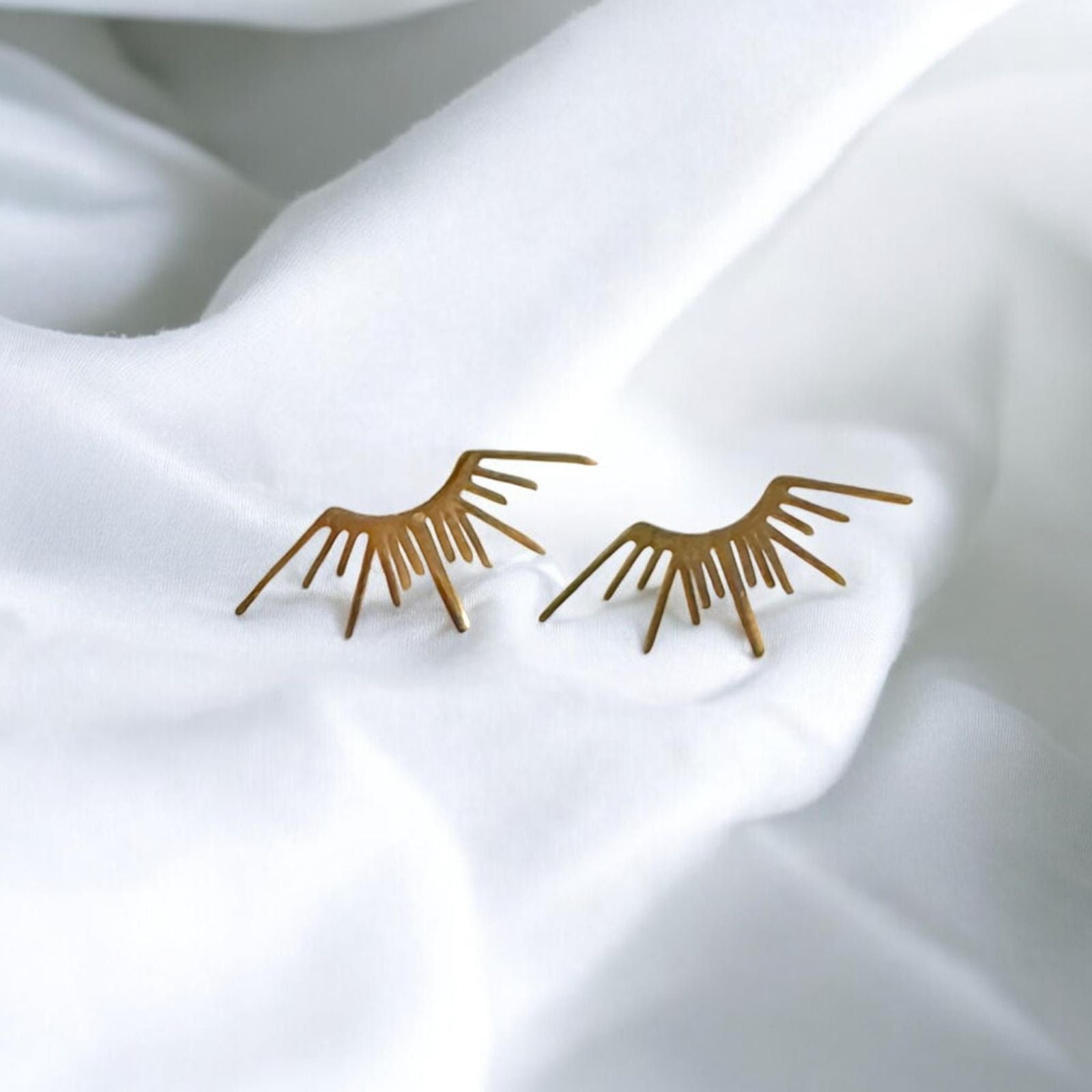 Celestial Helios Ray Earrings