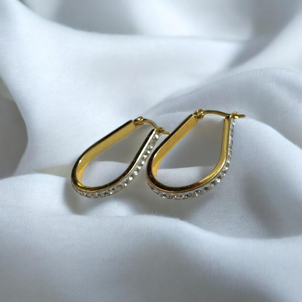 Linear Glow Elongated Hoops
