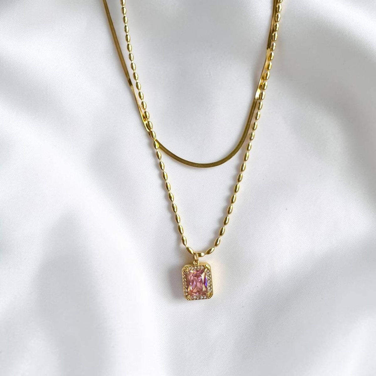 Majestic Pink Sapphire-Style Duo