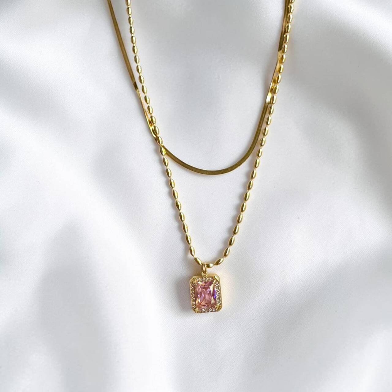 Majestic Pink Sapphire-Style Duo
