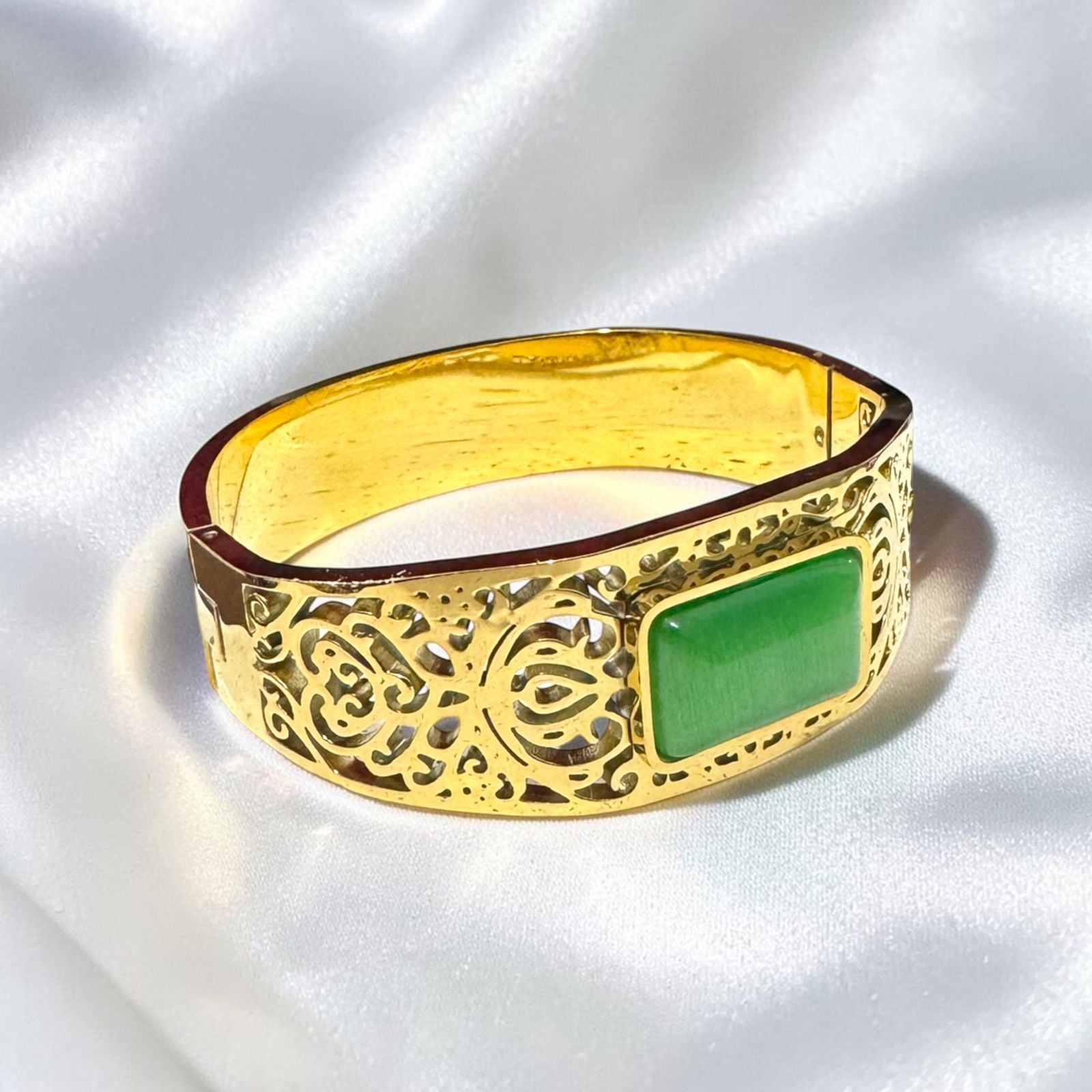 Statement Green Bangle