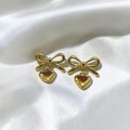 Sweetheart Bow Earrings