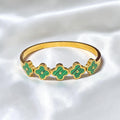 Light Green Flowers Bangle