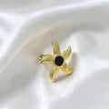 Black & Golden Star Ring