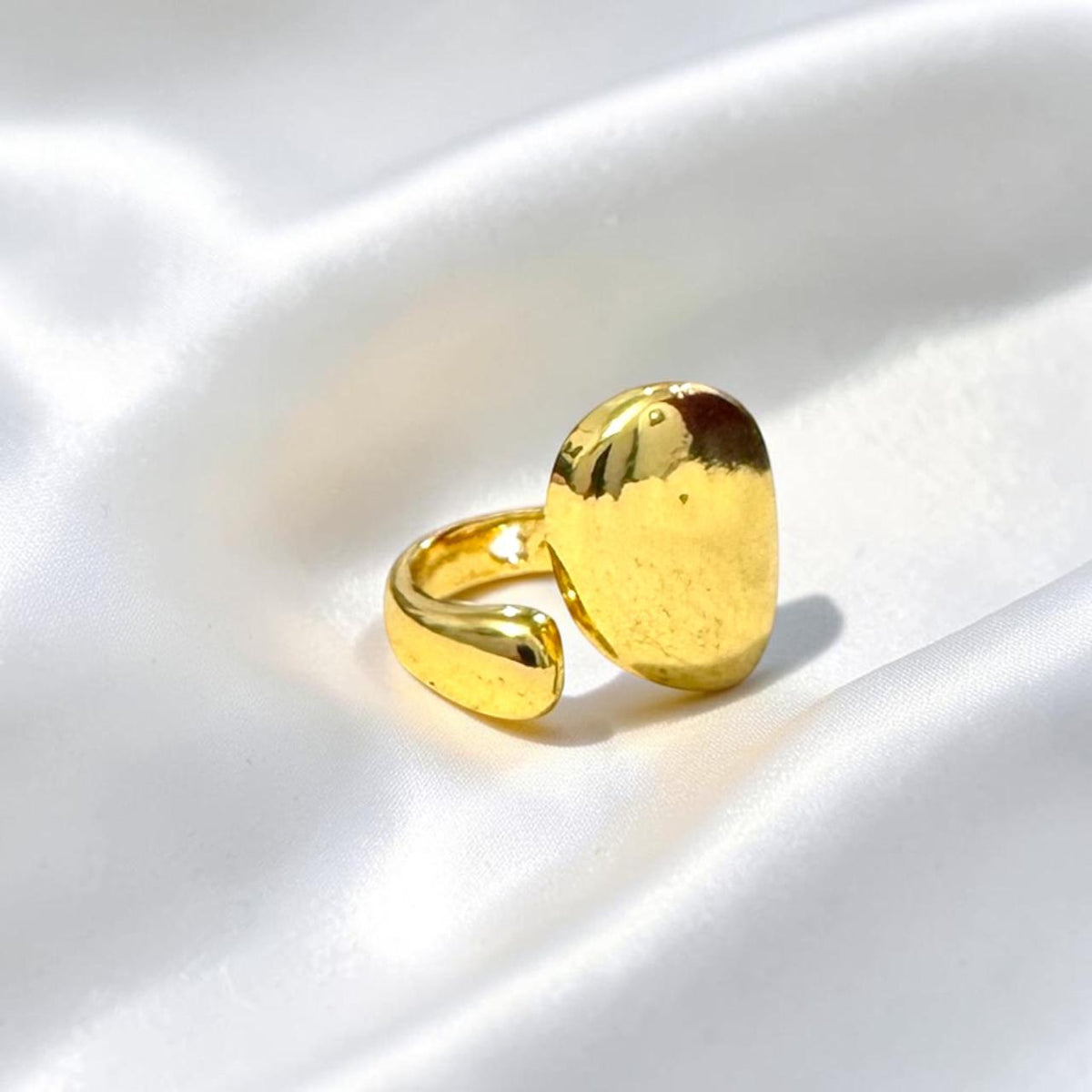 Drop Statement Gold Ring