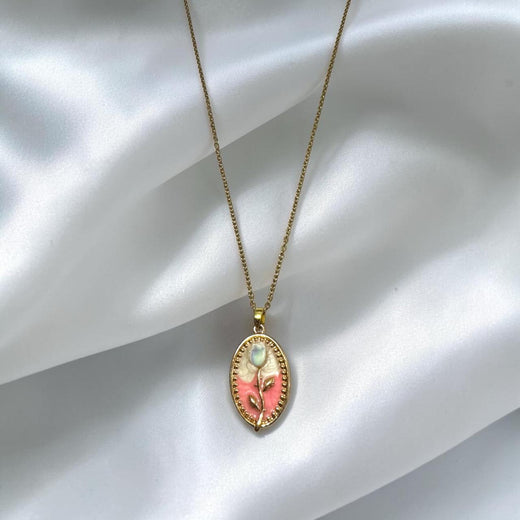 Blush Bloom Pearl Pendant