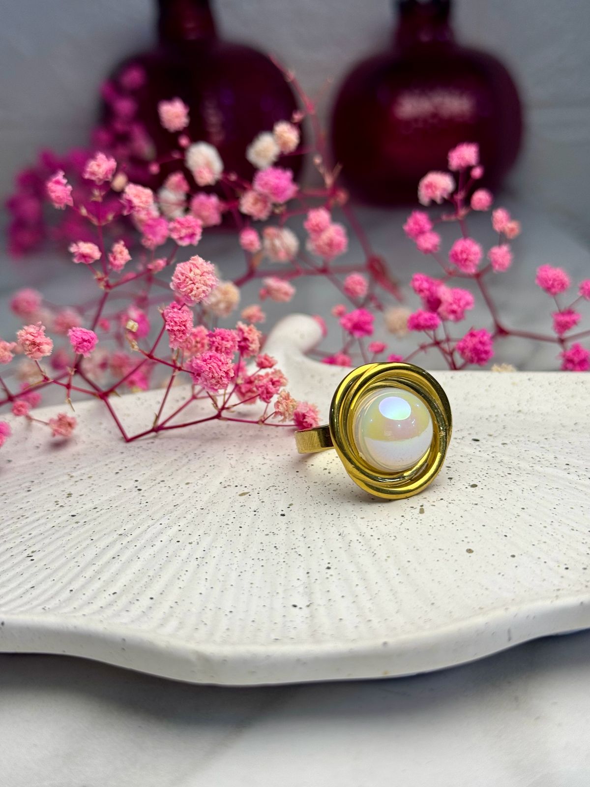 Aurora Orb Ring