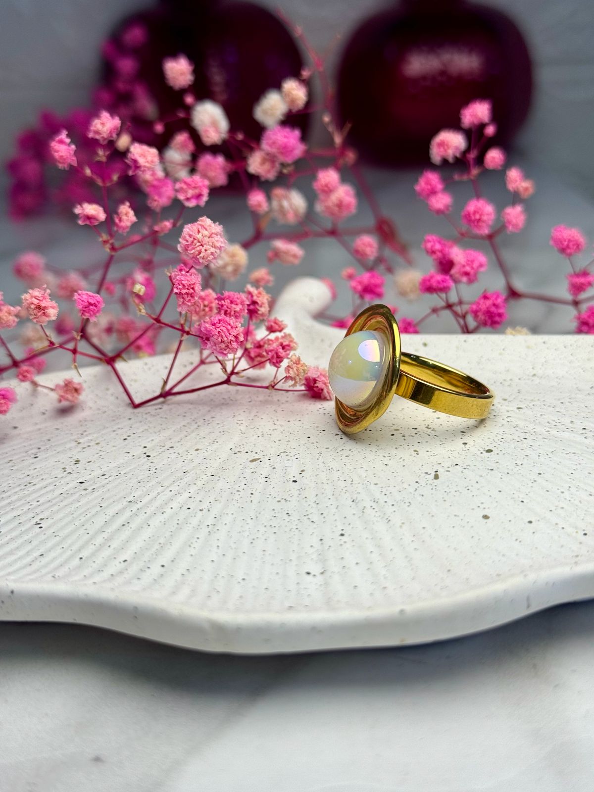 Aurora Orb Ring