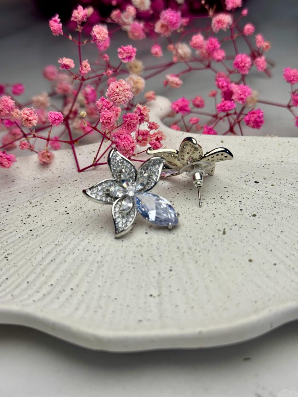 Celestia Crystal Bloom Studs