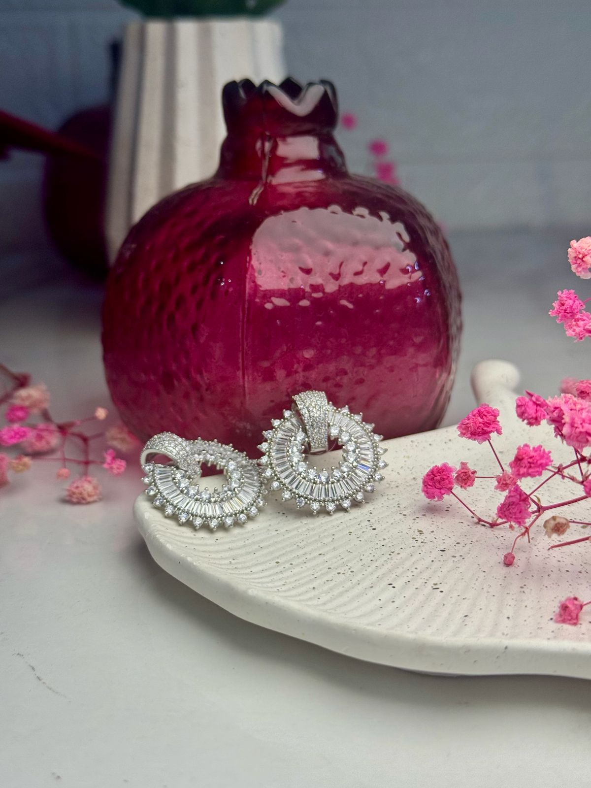 Radiant Halo Sunburst Studs