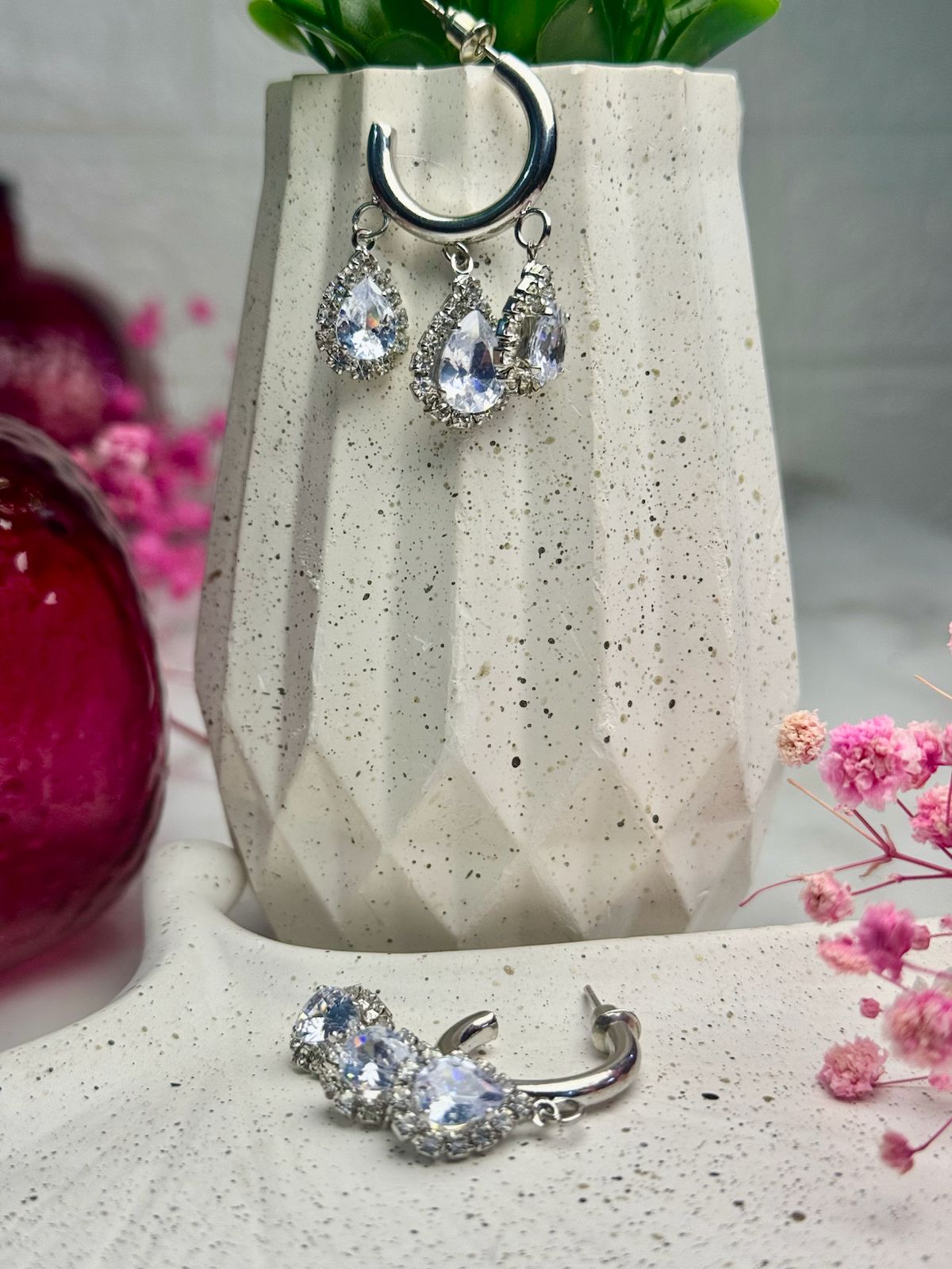 Raindrop Cascade Hoops