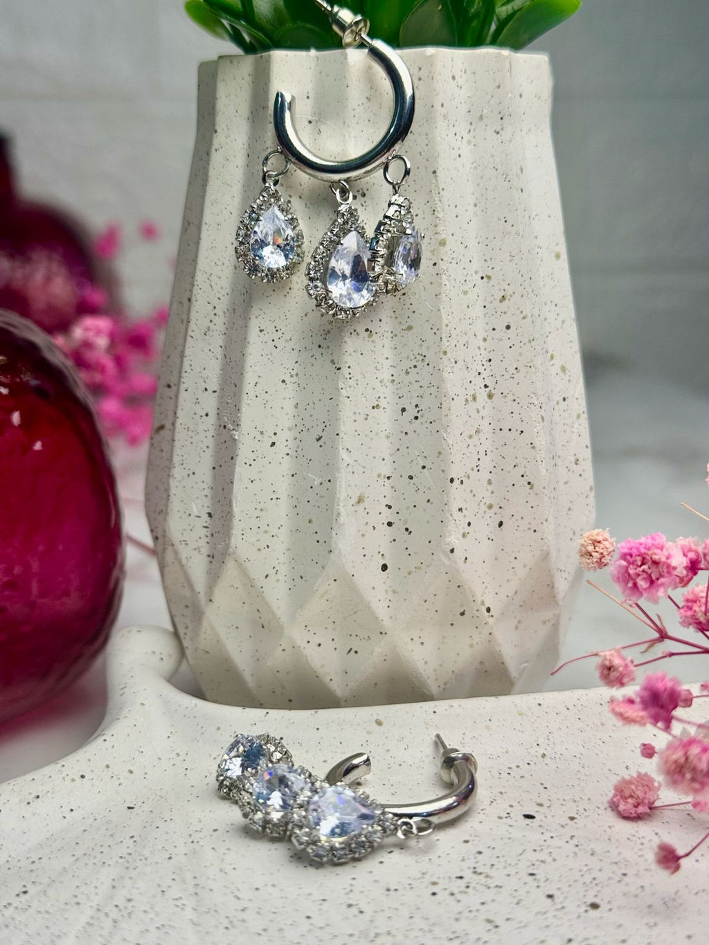 Raindrop Cascade Hoops