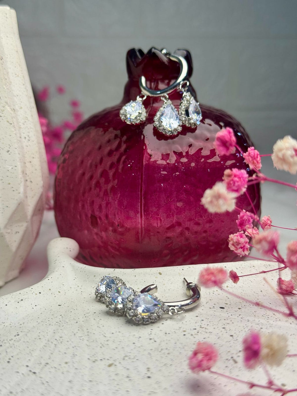 Raindrop Cascade Hoops