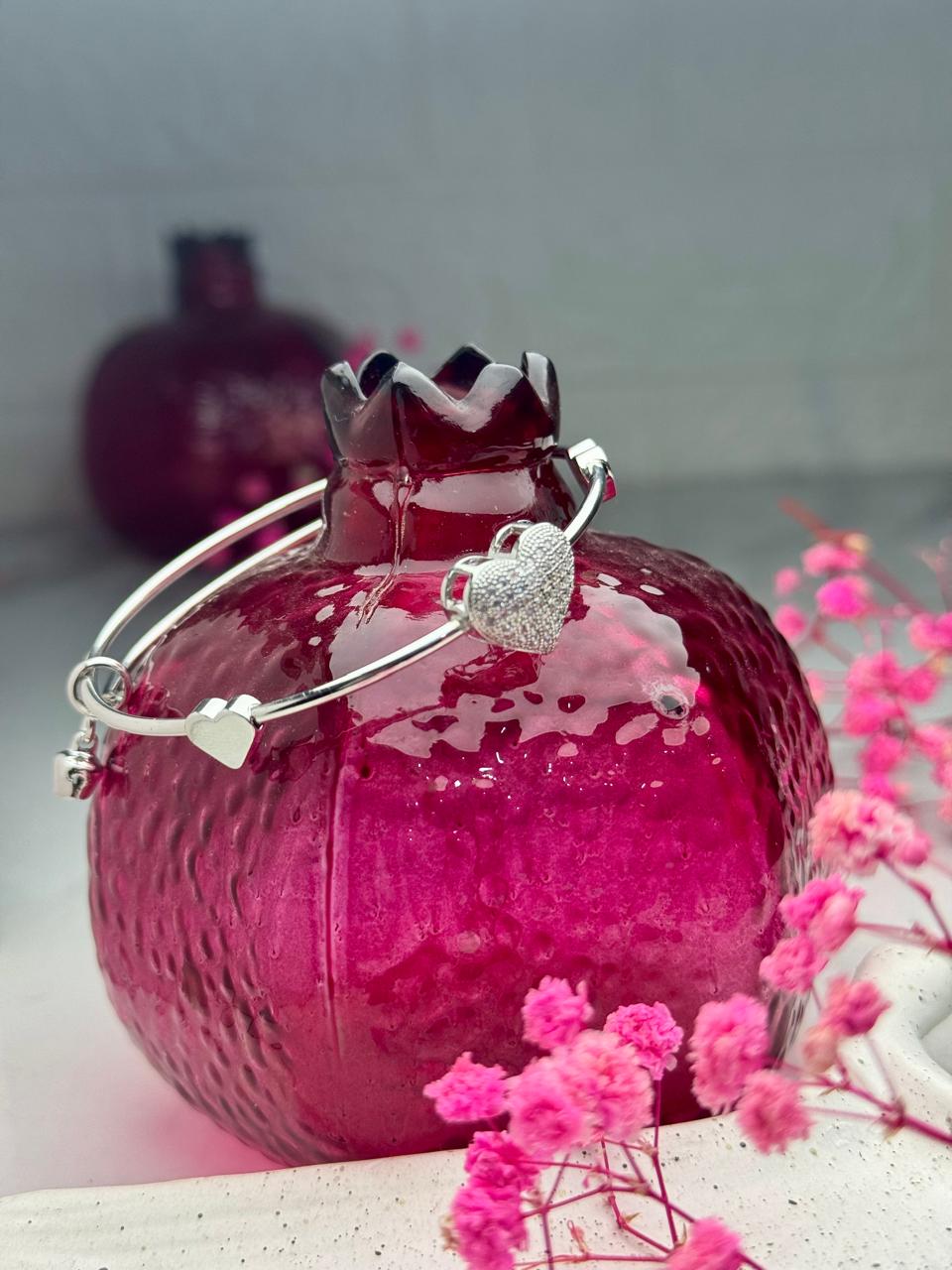 Eternal Heart Pavé Bangle