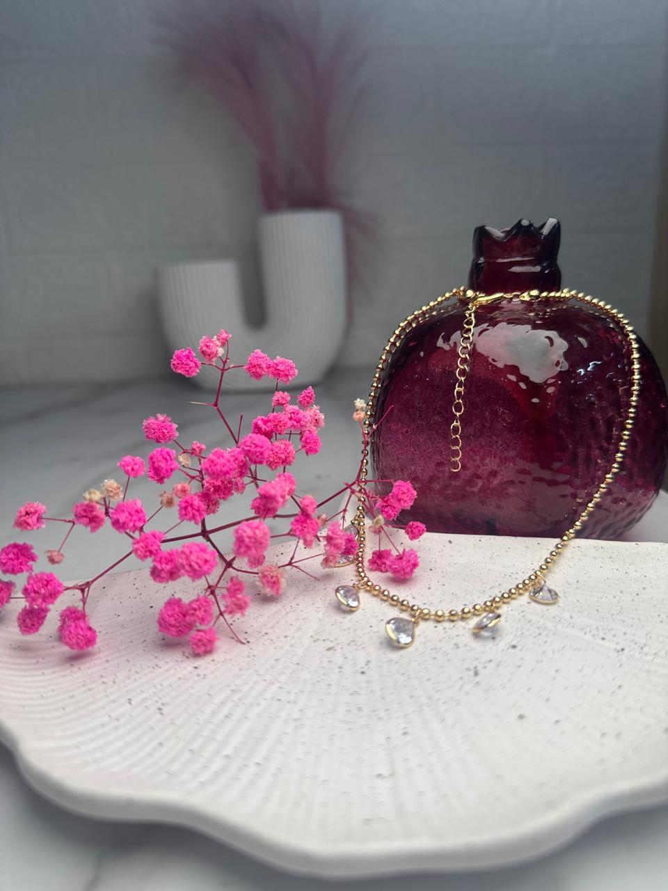 Golden Cascade Choker