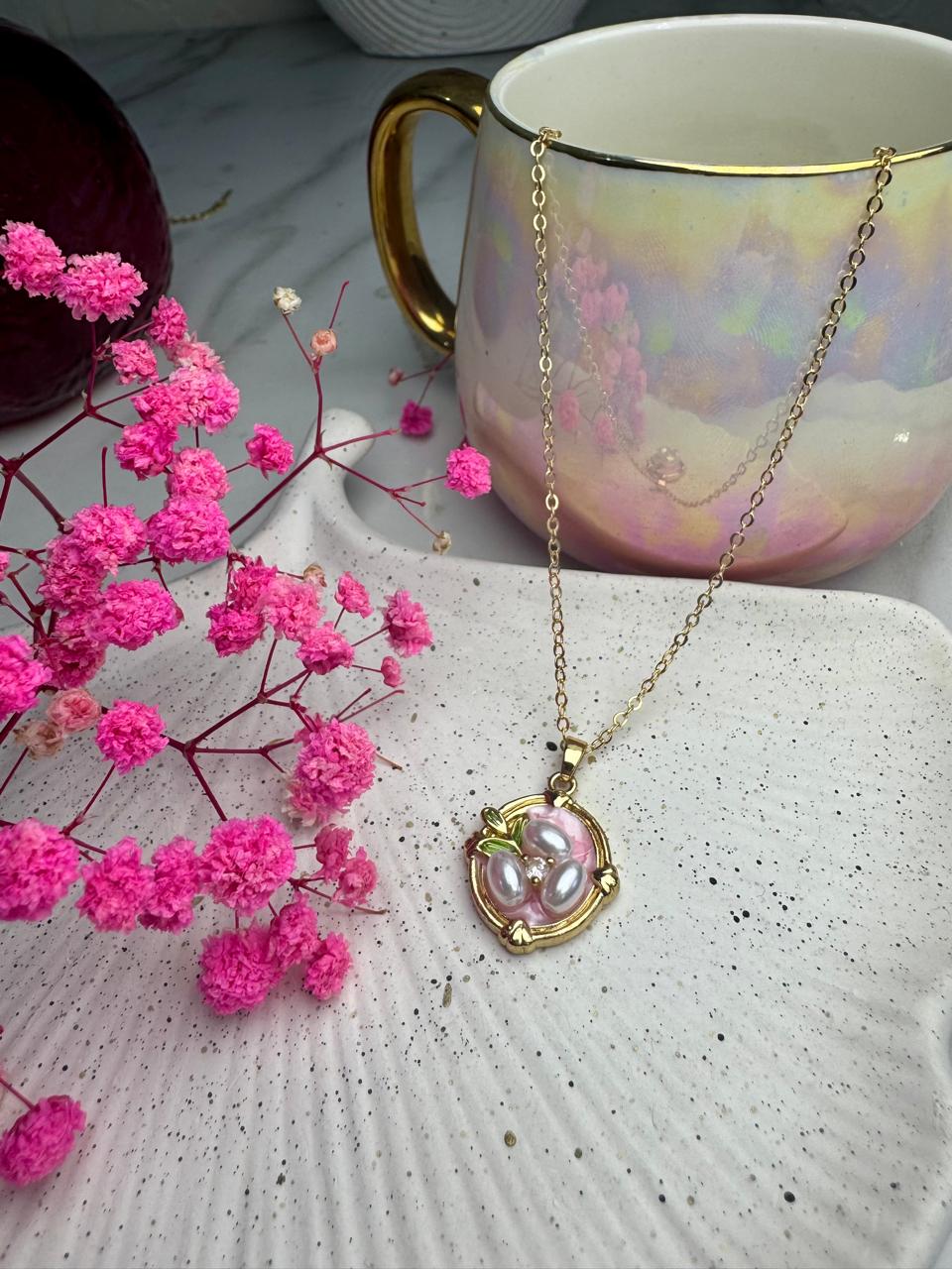 Enchanted Pearl Meadow Pendant