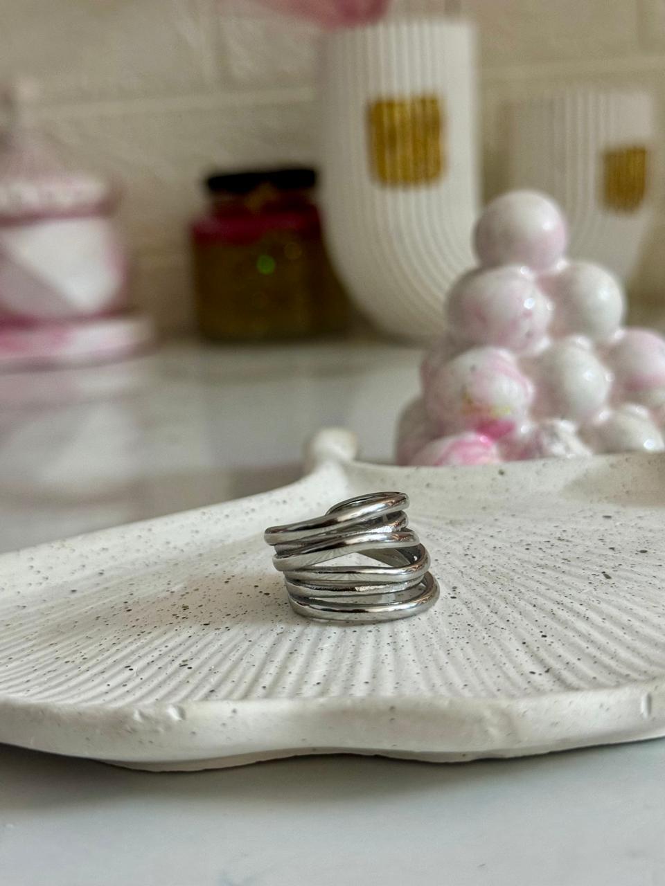 Spiral Silver Ring