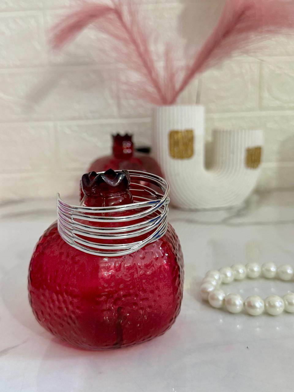 Zigzag Silver Shine Bangle