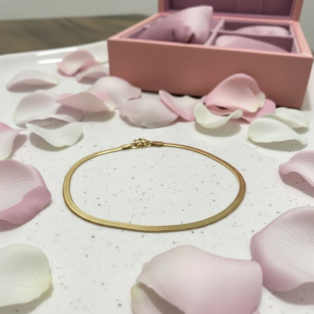 Golden Snake Chain Strand