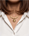 Oval Beads Necklace